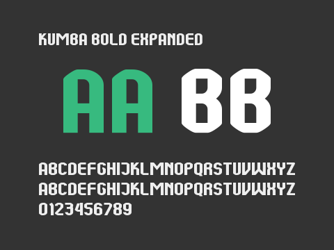 Kumba Bold Expanded