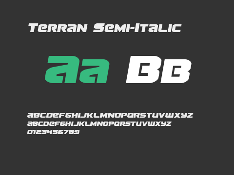 Terran Semi-Italic