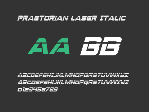 Praetorian Laser Italic