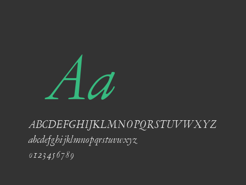 LTC Garamont Display Italic OSF