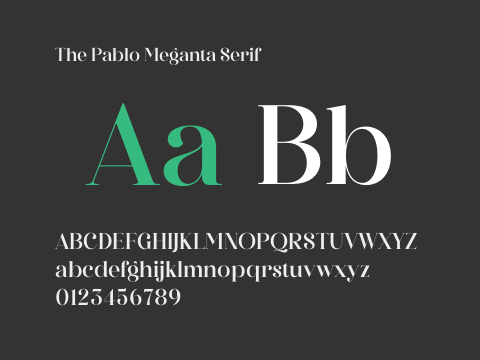 The Pablo Meganta Serif