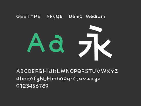 GEETYPE-SkyGB-Demo Medium