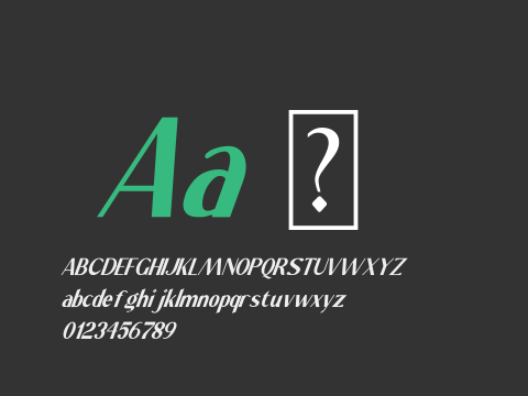 Eternal Amsterdam Duo Italic