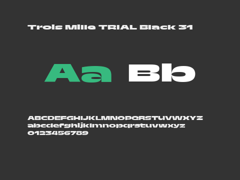 Trois Mille TRIAL Black 31