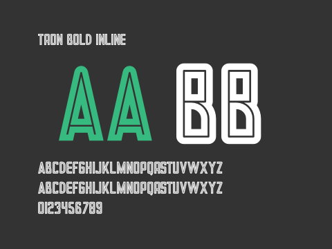 Tron Bold Inline