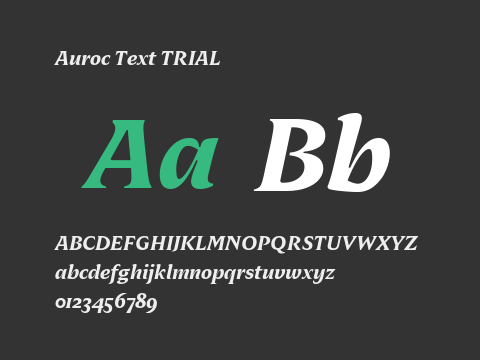 Auroc Text TRIAL