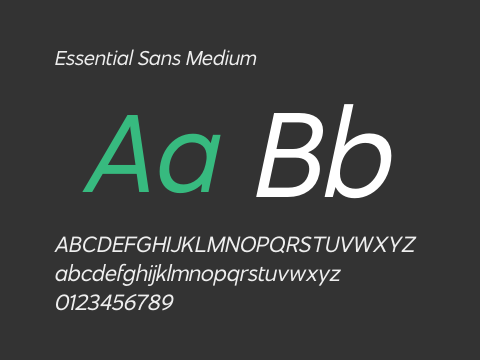 Essential Sans Medium