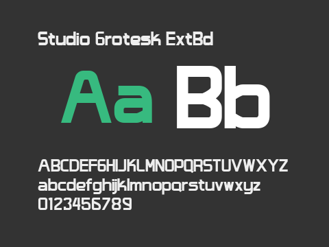 Studio Grotesk ExtBd