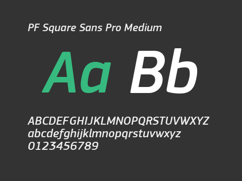 PF Square Sans Pro Medium