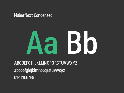 NuberNext Condensed