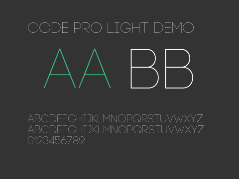 Code Pro Light Demo