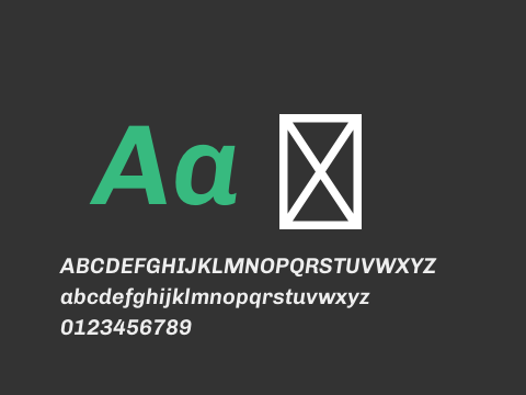 Chivo SemiBold Italic