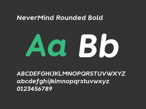 NeverMind Rounded Bold