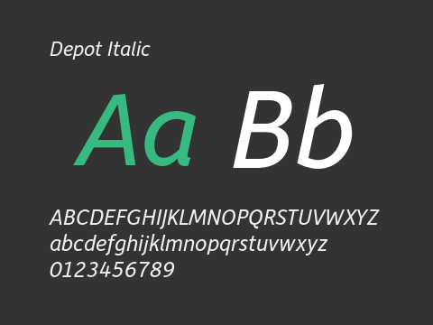 Depot Italic