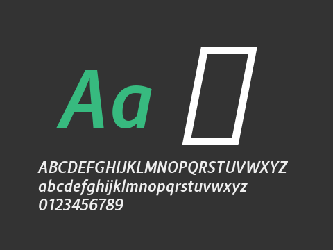 AlberNew-MediumItalic