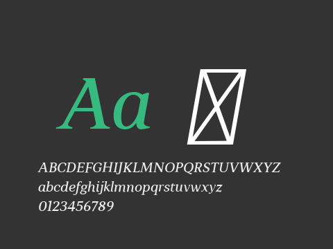 Nena Serif Regular Italic