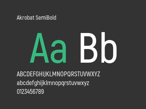 Akrobat SemiBold