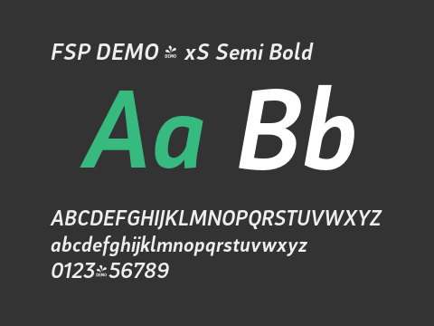 FSP DEMO - xS Semi Bold