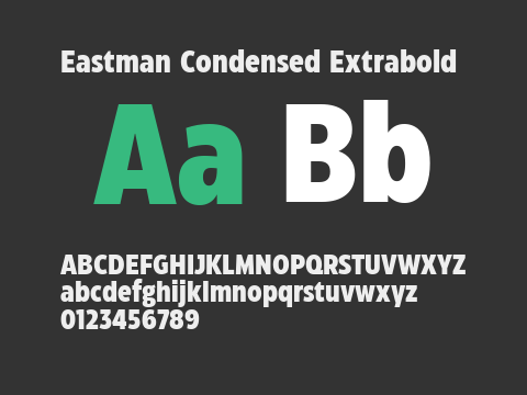 Eastman Condensed Extrabold