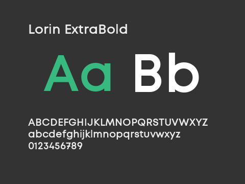 Lorin ExtraBold