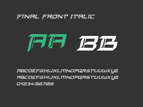 Final Front Italic