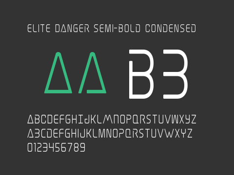 Elite Danger Semi-Bold Condensed