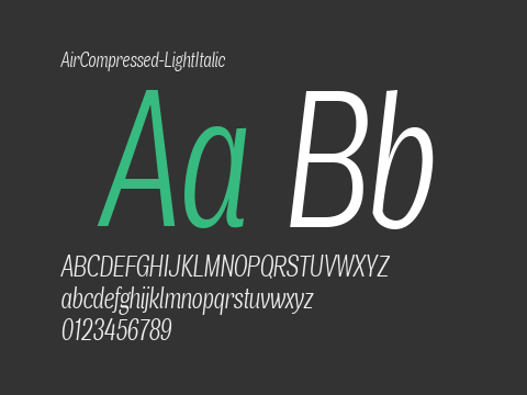 AirCompressed-LightItalic