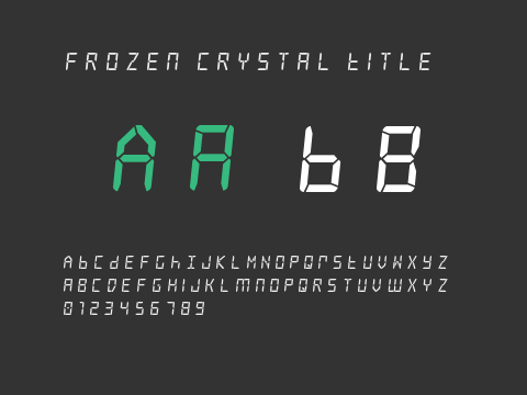 Frozen Crystal Title