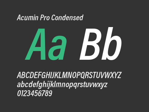 Acumin Pro Condensed