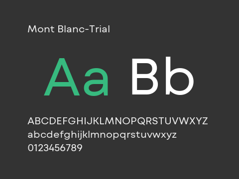 Mont Blanc-Trial