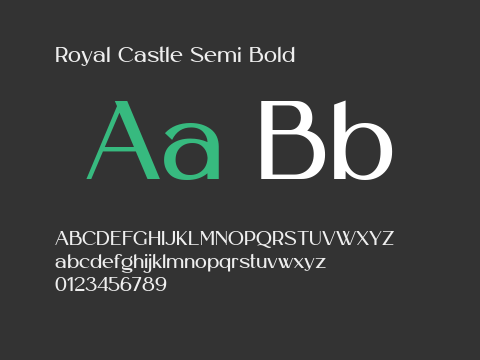 Royal Castle Semi Bold