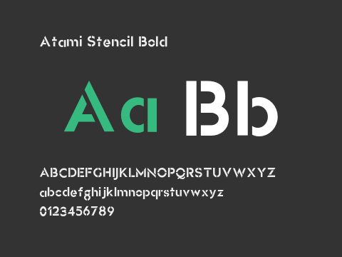 Atami Stencil Bold