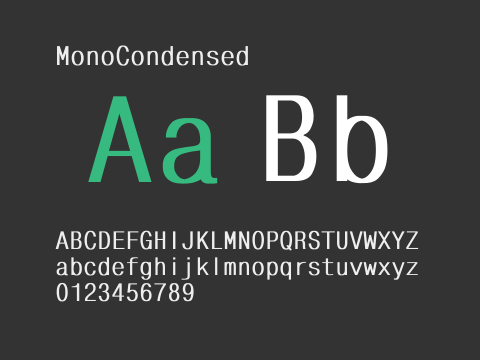 MonoCondensed