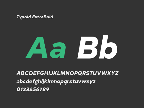 Typold ExtraBold