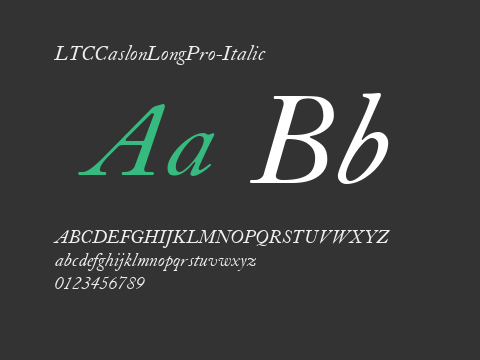 LTCCaslonLongPro-Italic