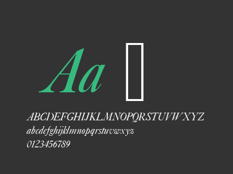 Caslon Becker No540