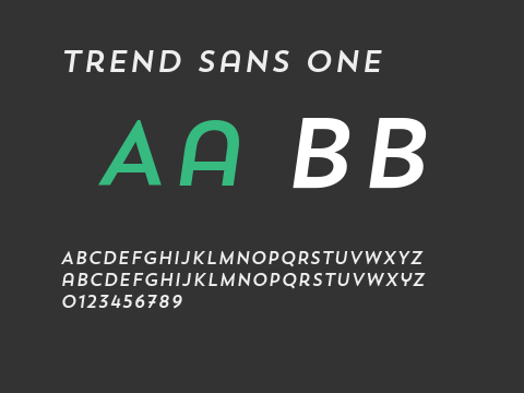 Trend Sans One