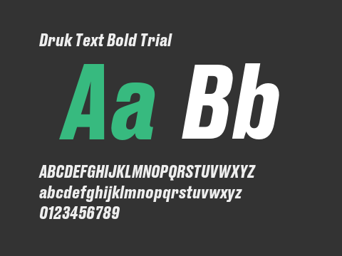 Druk Text Bold Trial