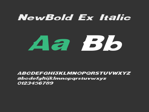 NewBold Ex Italic