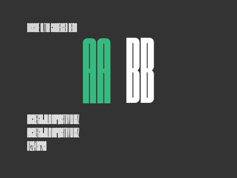 Bayside Ultra Condensed Demo