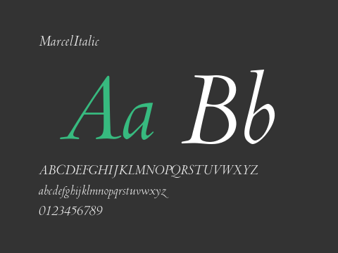 MarcelItalic