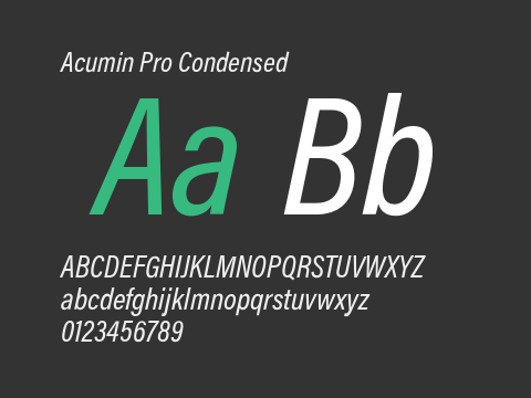 Acumin Pro Condensed