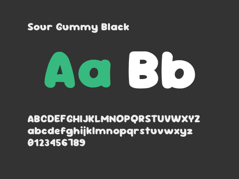 Sour Gummy Black