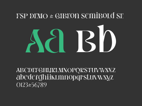 FSP DEMO - GIBEon SemiBold SE