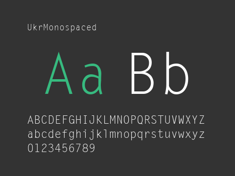 UkrMonospaced