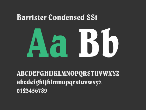 Barrister Condensed SSi