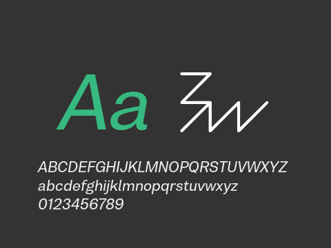 Bw Nista Grotesk DEMO Medium It