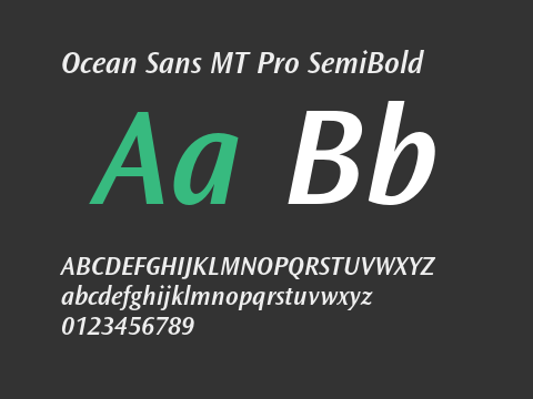 Ocean Sans MT Pro SemiBold