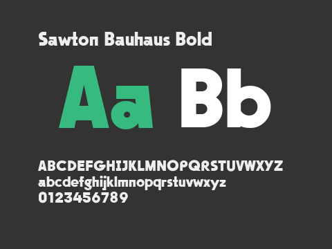 Sawton Bauhaus Bold