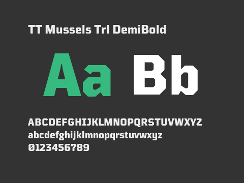 TT Mussels Trl DemiBold